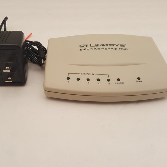 LINKSYS 5 Port Workgroup Hub | EW5HUB | USED | TESTED - Picture 1 of 12